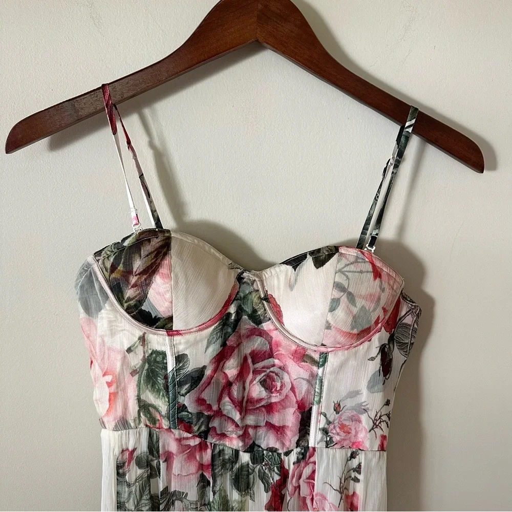 Hemant & Nandita Naaz Floral Corset Maxi Dress - Picture 10 of 13